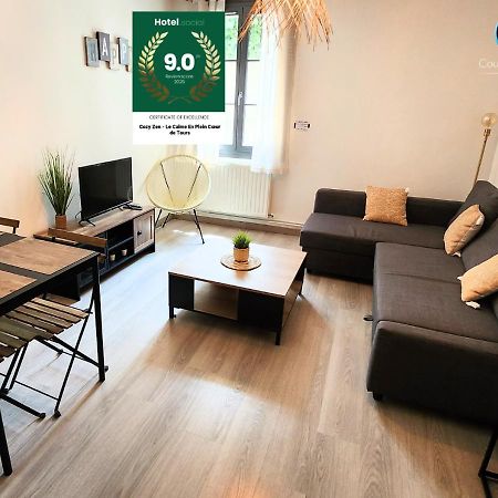 "Cozy Zen" 1 Grande Chambre - Calme - Arrivee Autonome - 6 Pers - Parking Gratuit Tours Exterior foto
