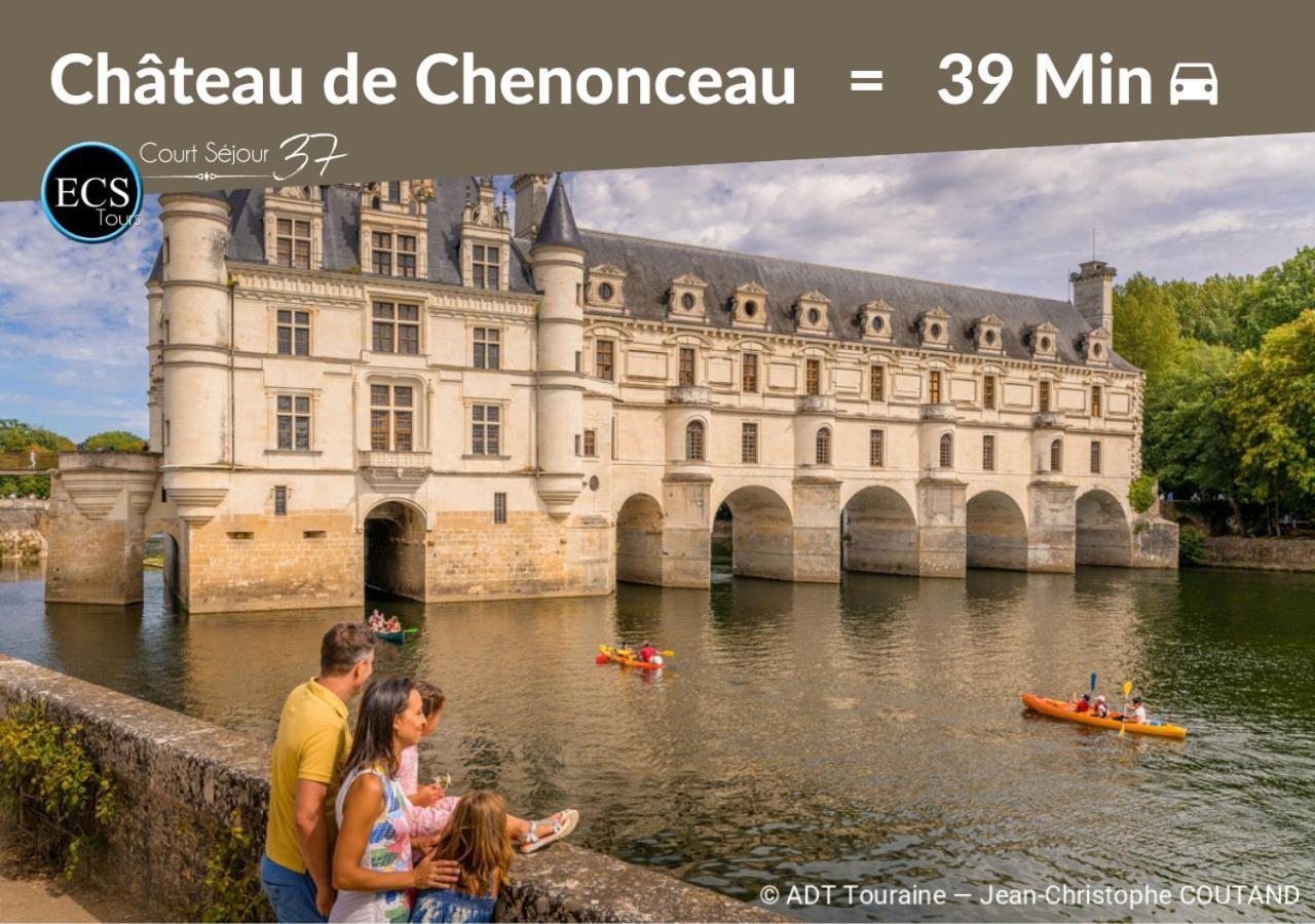 "Cozy Zen" 1 Grande Chambre - Calme - Arrivee Autonome - 6 Pers - Parking Gratuit Tours Exterior foto