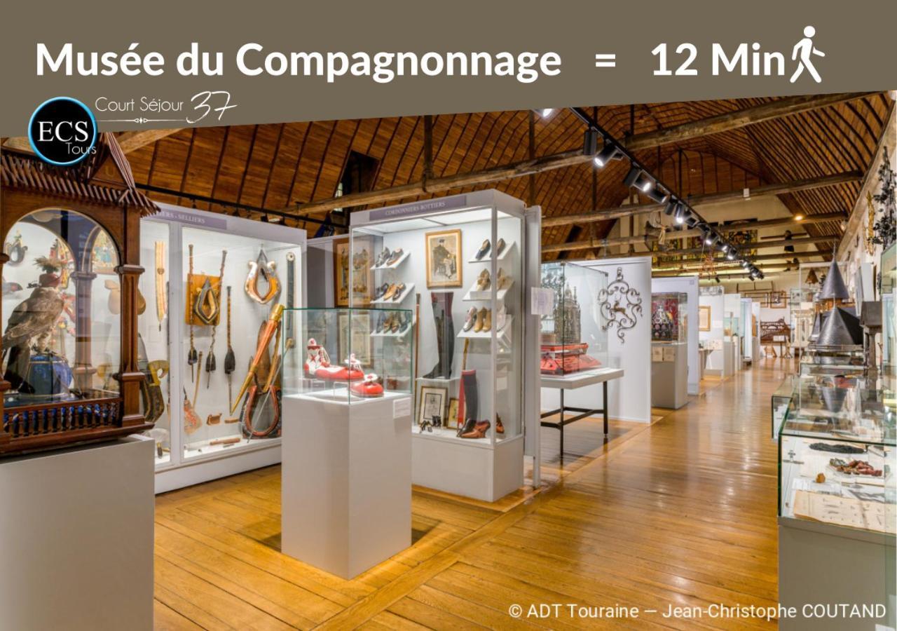 "Cozy Zen" 1 Grande Chambre - Calme - Arrivee Autonome - 6 Pers - Parking Gratuit Tours Exterior foto