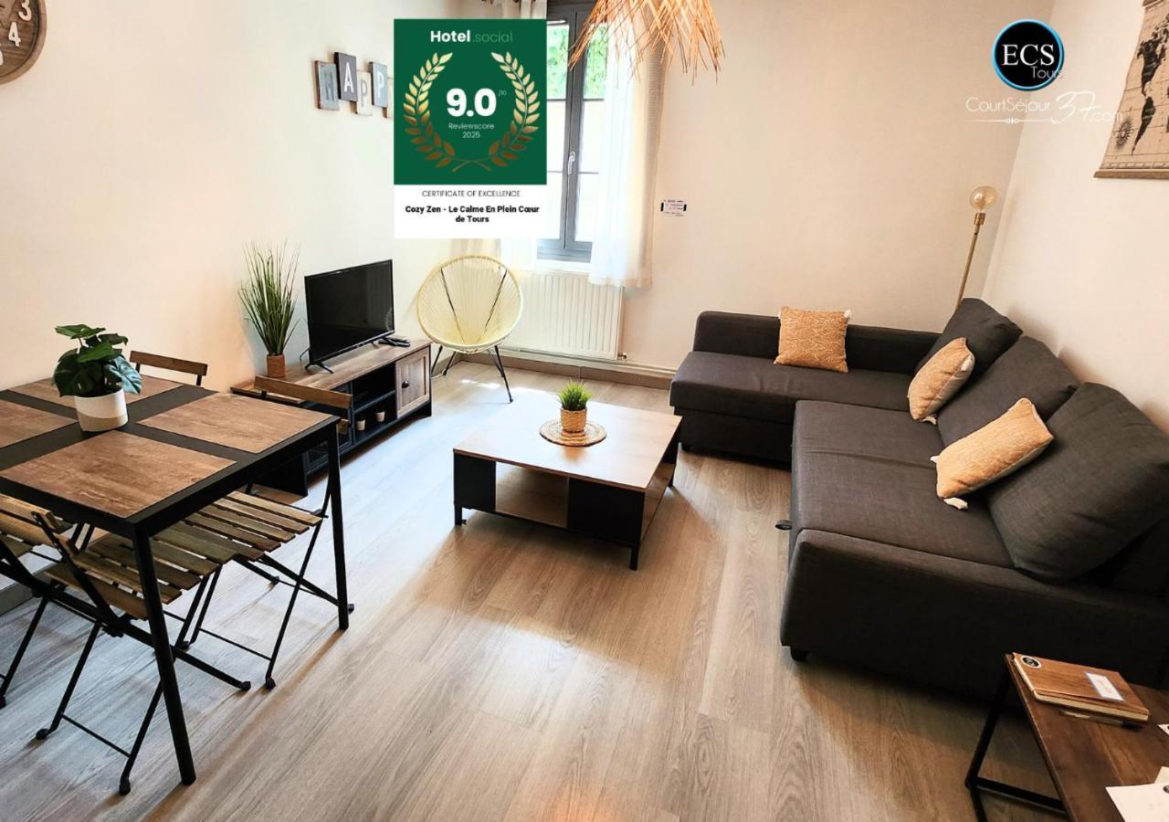 "Cozy Zen" 1 Grande Chambre - Calme - Arrivee Autonome - 6 Pers - Parking Gratuit Tours Exterior foto